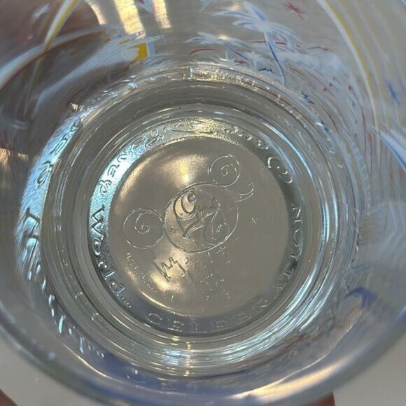 Walt Disney World Epcot 25th Remember the Magic Collectors Glass Cup Mug - Picture 2 of 3